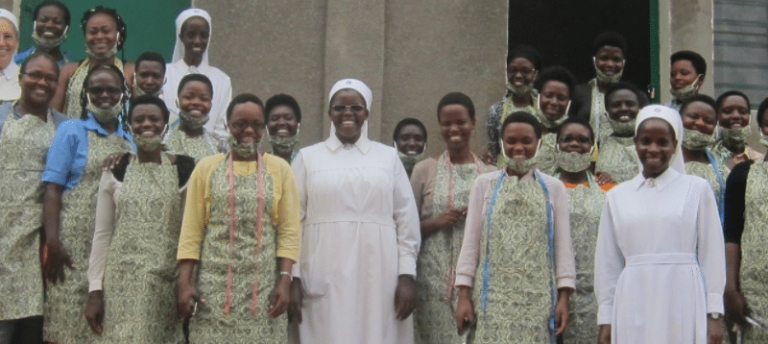 Sisters of Mary sewing workshop