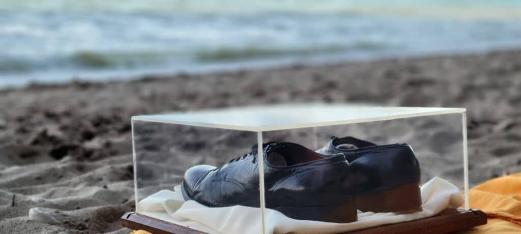 Father Kentenich's Shoes at Lake Michigan