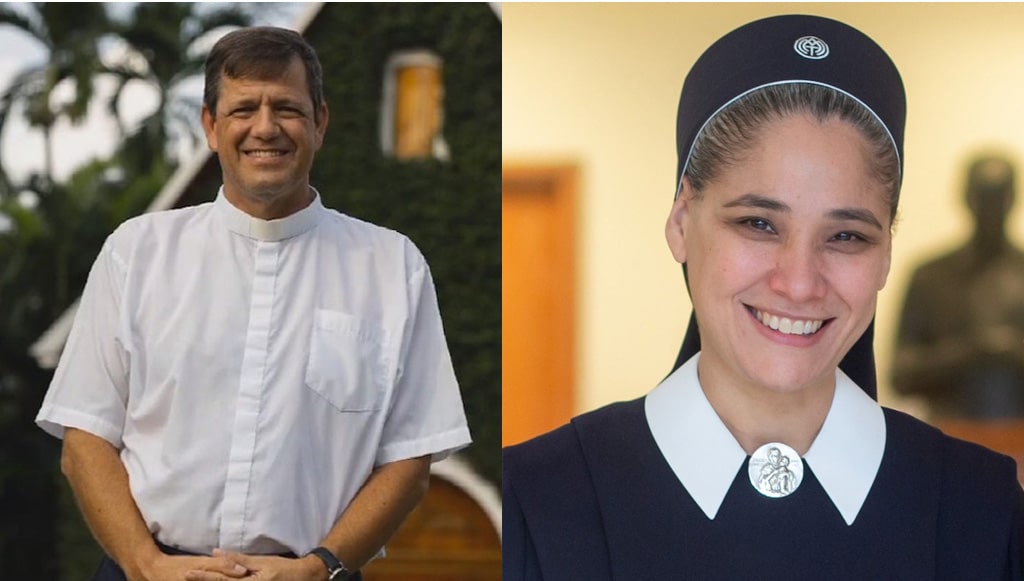 P. Felipe Rios y Hna. M. Kathia Martinez